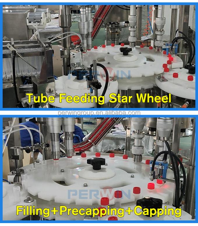máquina de rellenar del frasco auto de la máquina de rellenar para el antígeno 1ml del tubo de ensayo